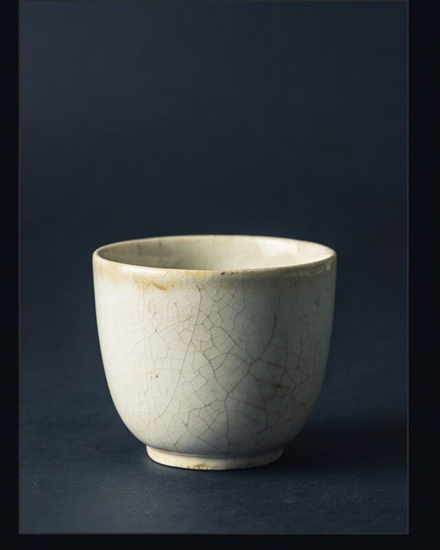 Porcelain soju cup