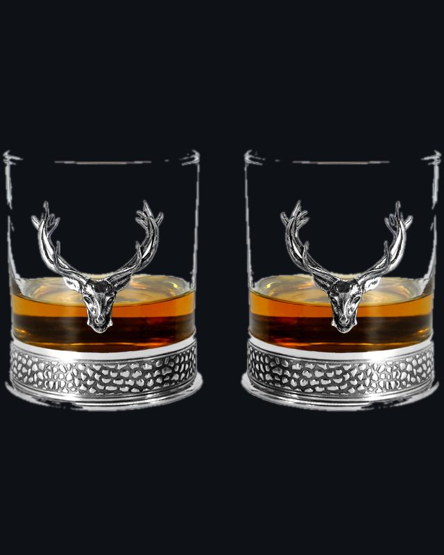 Regal Stag 11oz Whiskey or Rum Double Glass Tumbler