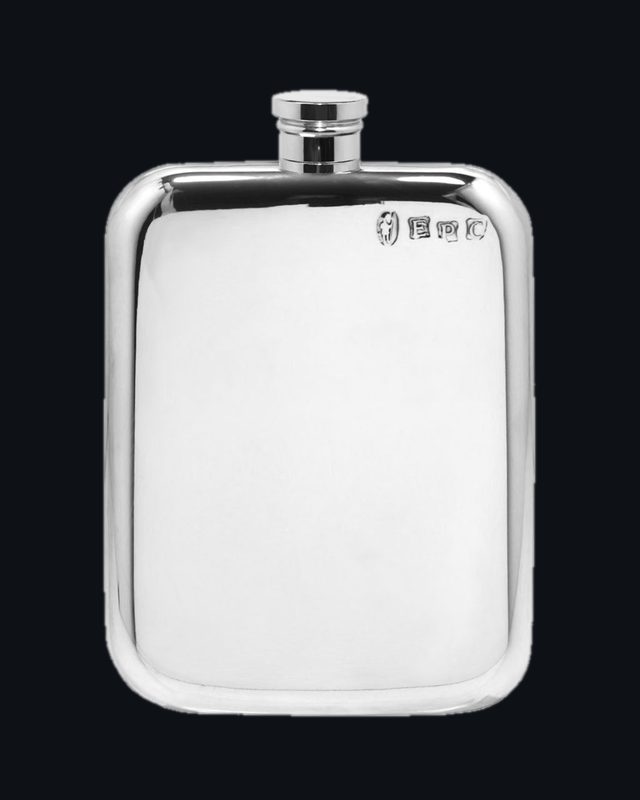 6oz Plain Pewter Hip Flask