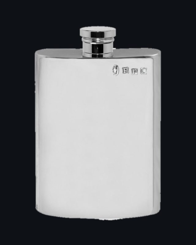 6oz Plain Pewter Hip Flask