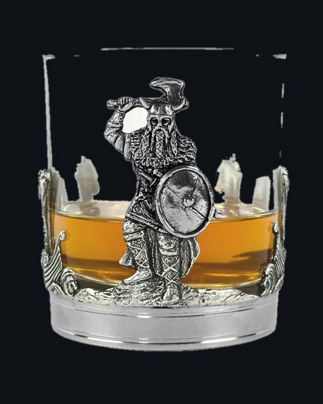 11oz Viking Pewter Whisky Glass Tumbler