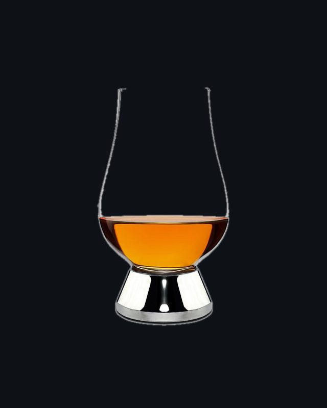 The Wee Glencairn Whisky Tasting Glass with Pewter Base 70ml