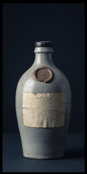 Van Duren 1955, Oude genever, original salt glazed crock